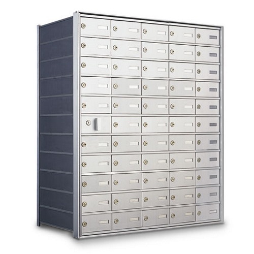 CAD Drawings American Postal Manufacturing Co. Front Loading 54-Door Horizontal Private Mailbox